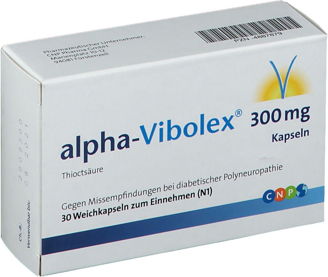 Alpha Vibolex 300 mg Weichkapseln 30 St