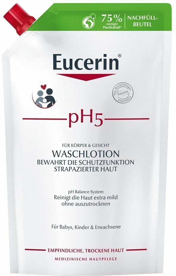 2x Eucerin pH5 Waschlotion empfindliche Haut Nachfüll 2x750 ml Lotion