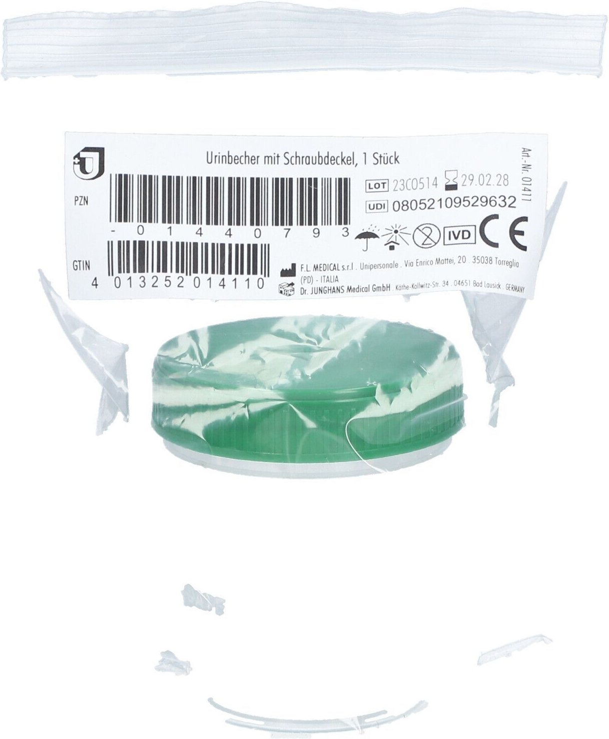 Urinbecher M Schraubd Einz x20 20x1 St