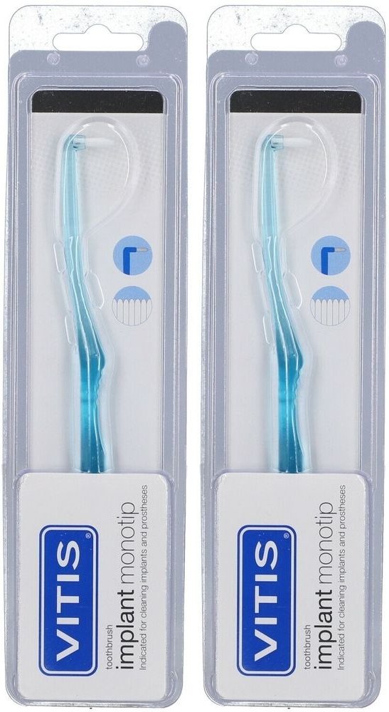 Vitis Implant Monotip ZB x2 2x1 St Zahnbürste