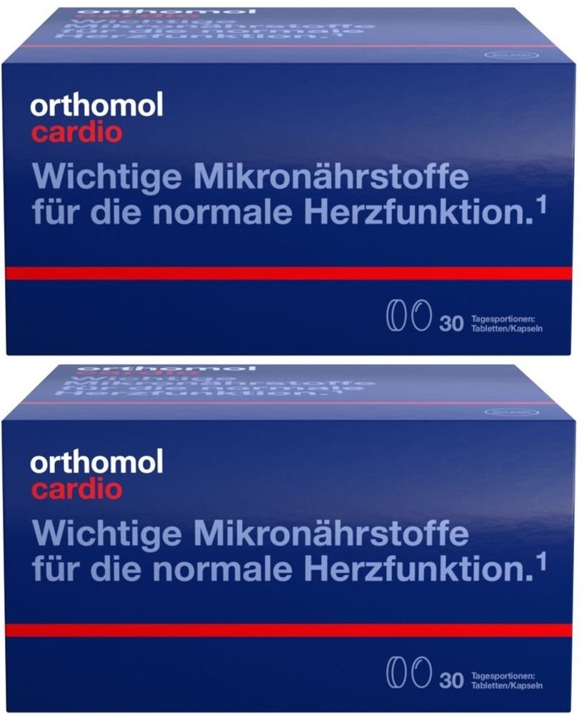 Orthomol Cardio Tabletten/Kapseln Kombipackung x2 2x30 St