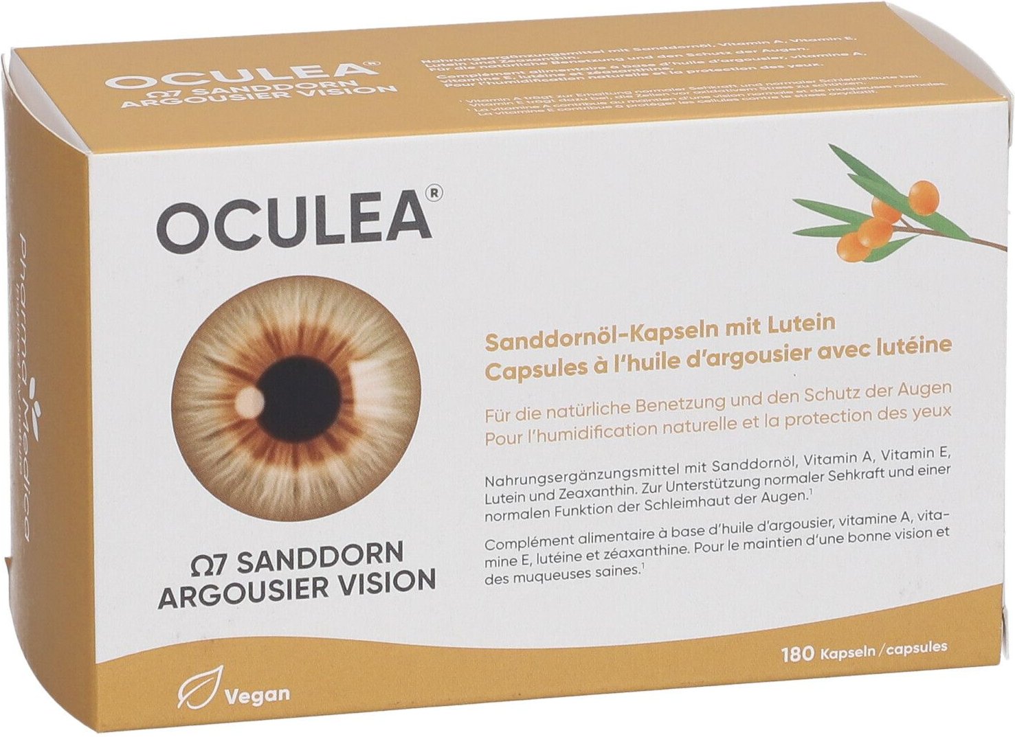 Thumbnail - Sanddorn Argousier Vision Sanddornöl Kaps 180 Stk St Kapseln
