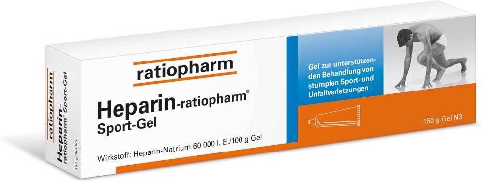 Heparin-Ratiopharm Sport Gel 150 g