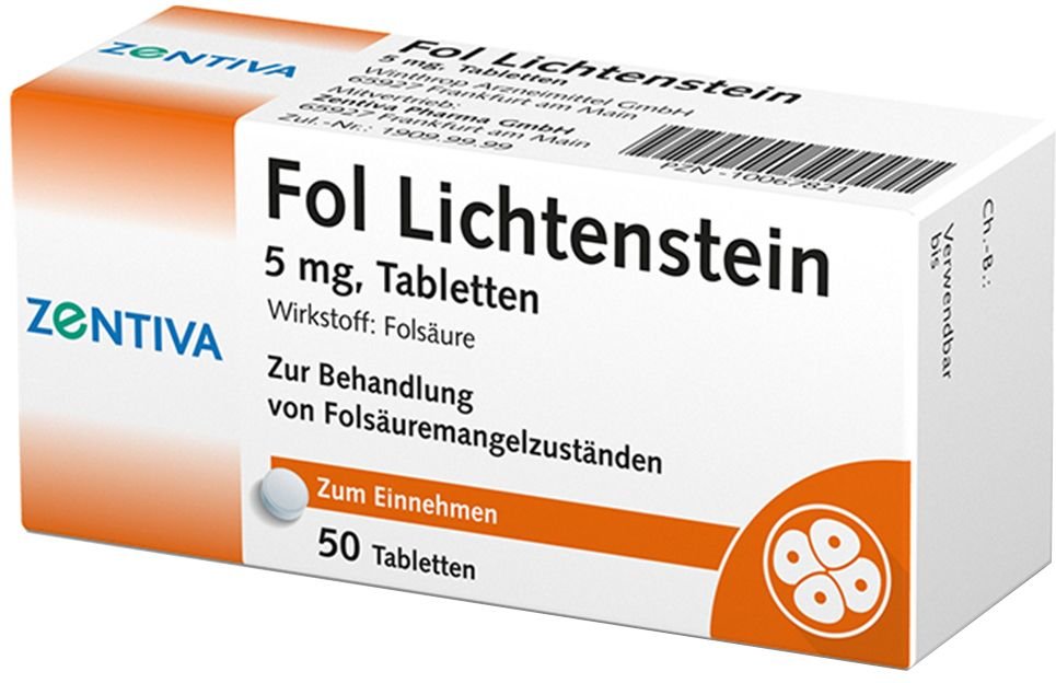 Fol Lichtenstein 5 mg Tabletten
