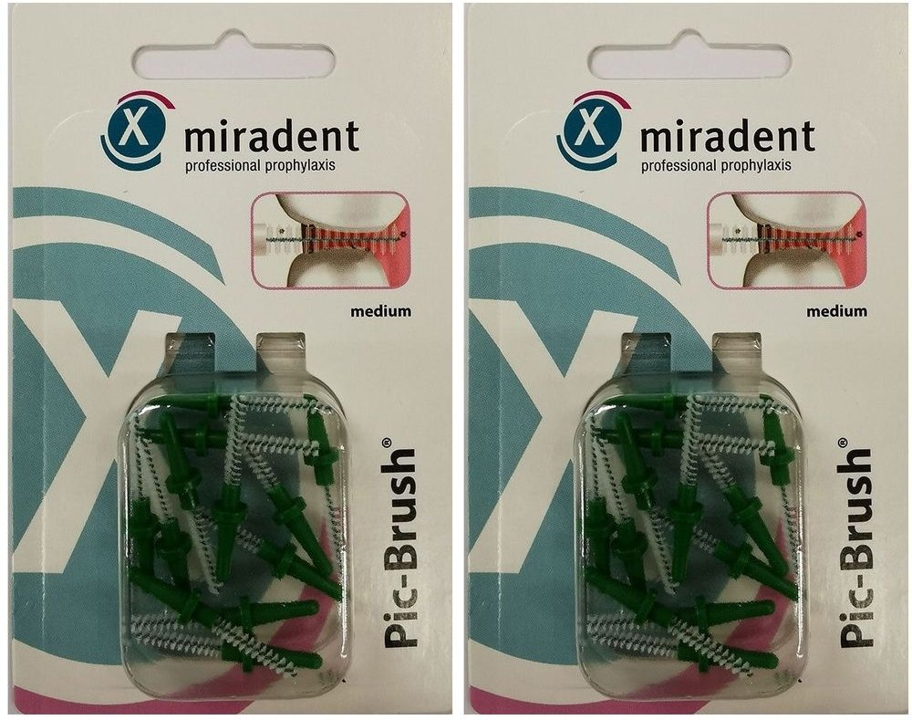 PIC Brush Ersatzb Grue 2MM x2 2x12 St Zahnbürste