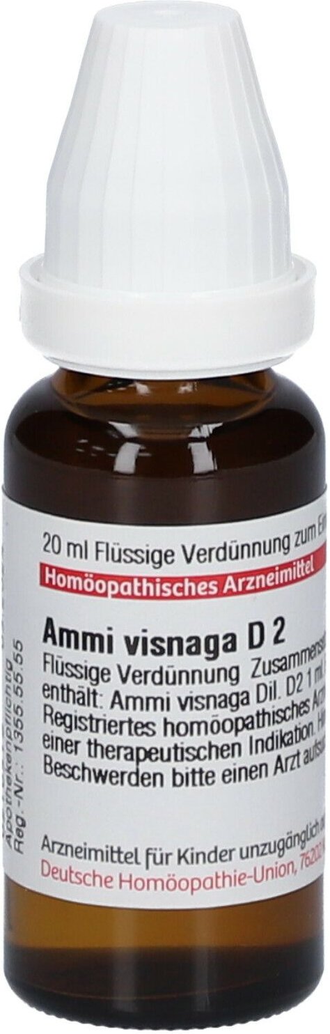 Ammi Visnaga D 2 Dilution 20 ml