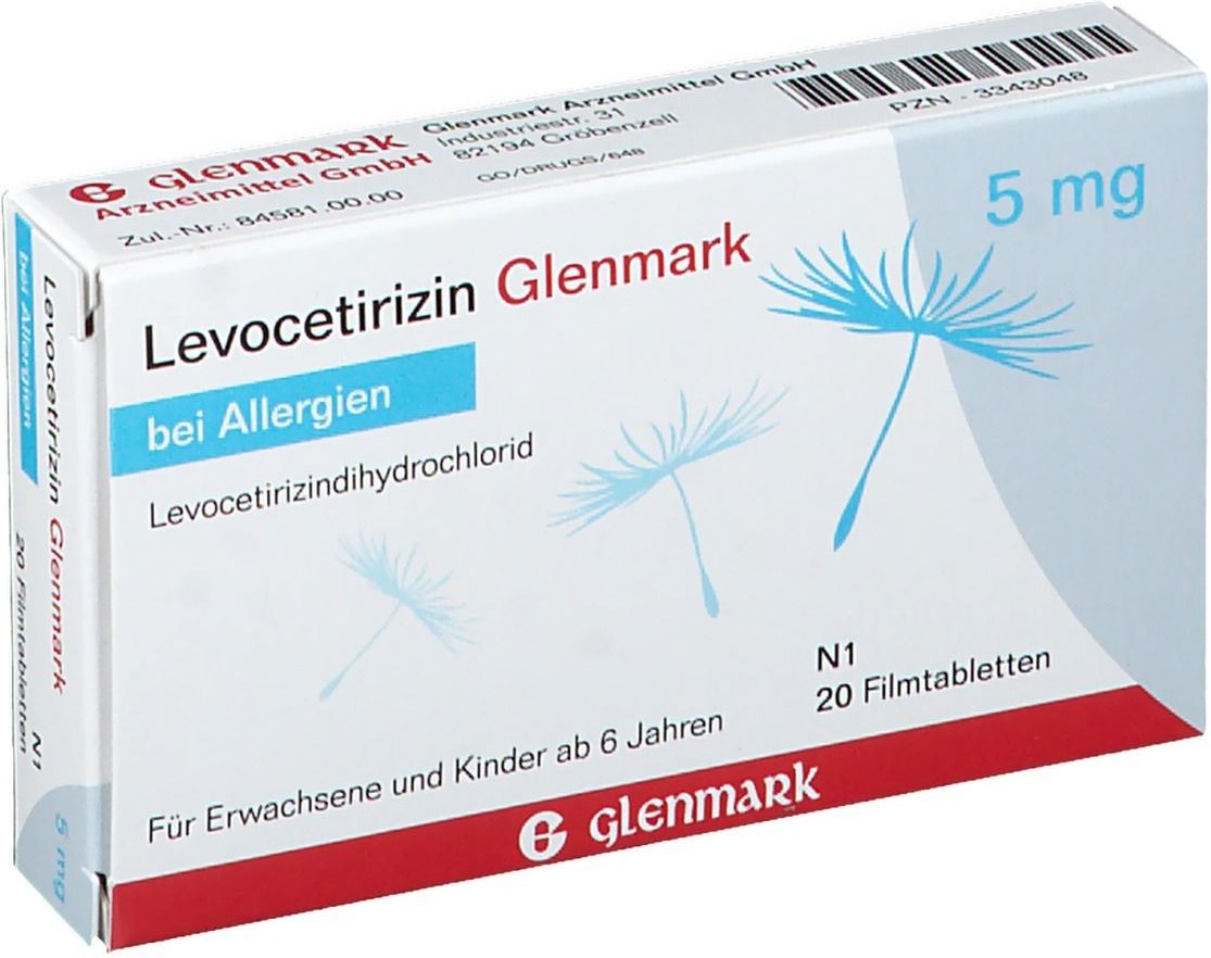 Levocetirizin Glenmark 5 mg Filmtabletten