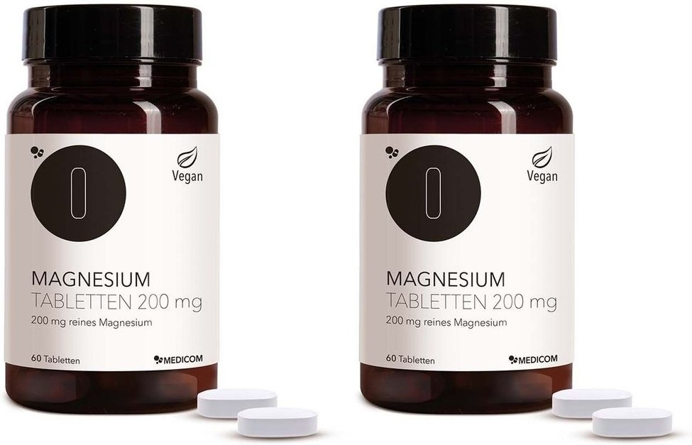 Magnesium Tabletten 200 mg 2x 2x60 St