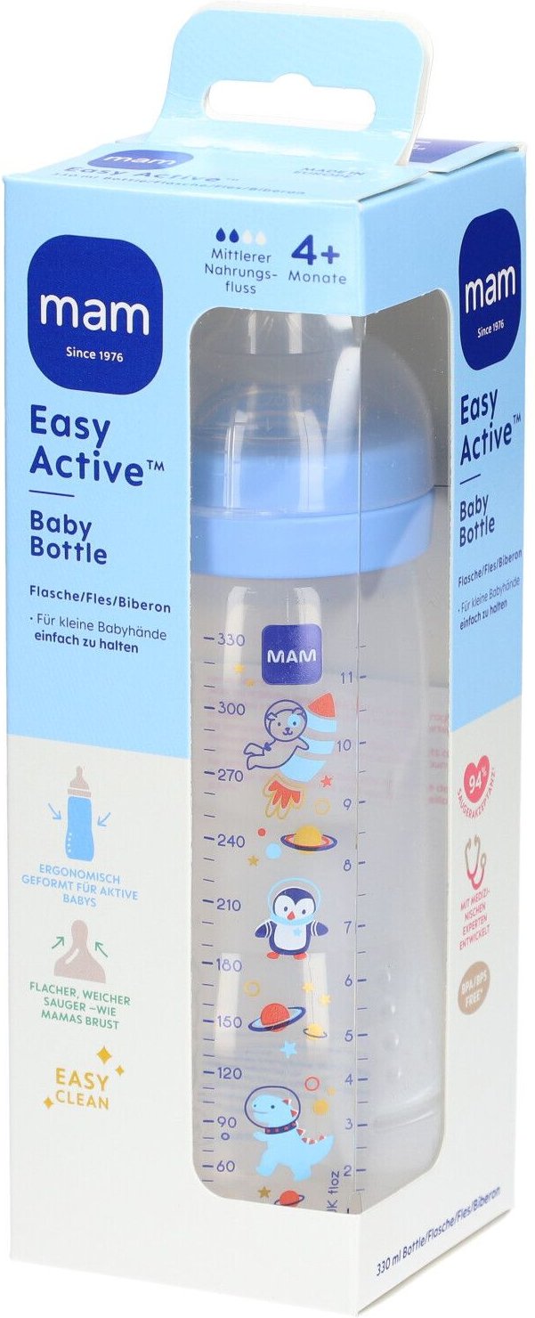MAM Easy Active Zuigfles Boy 4 Maanden+ 330ml 330 ml Flaschen