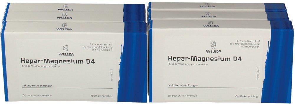 Hepar Magnesium D 4 Ampullen 48x1 ml