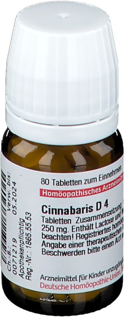 Cinnabaris D 4 Tabletten 80 St