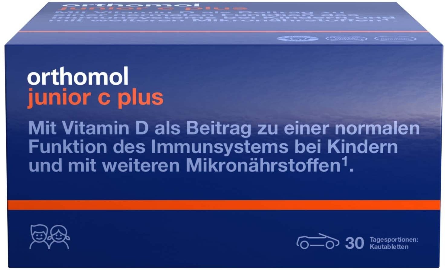 Orthomol Junior C plus Kautabl.Waldfrucht 30 St Kautabletten