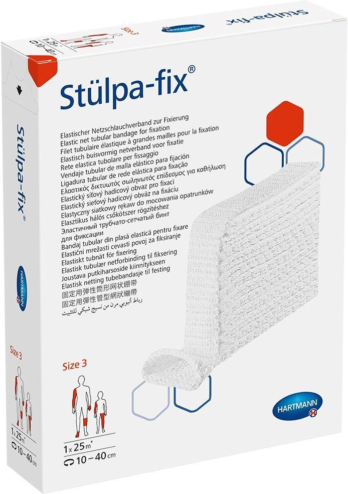 Stülpa Fix Gr.3 Hand/Arm/Kdr.Kopf 25 m Netzschl. 1 St Verband