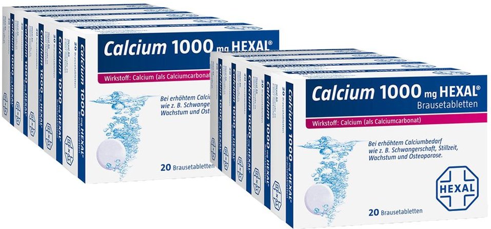 Thumbnail - Calcium 1000 Hexal Brausetabletten 2x100 St