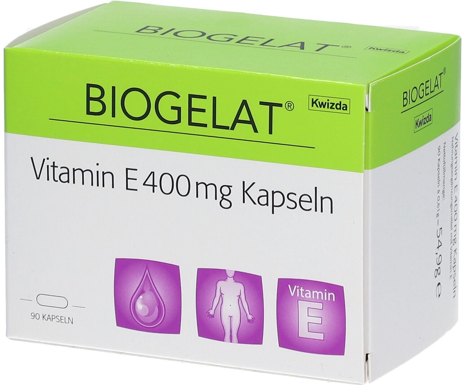 Biogelat Kapseln Vitamin E 400Iu 90 St