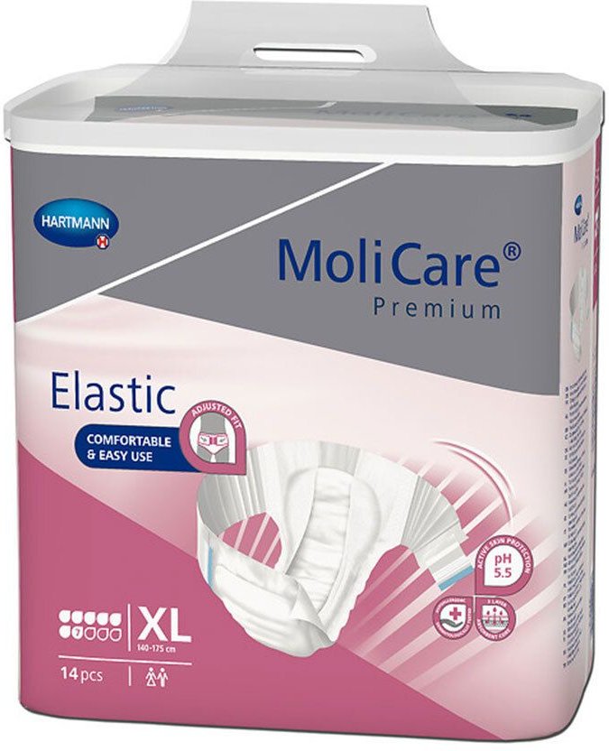 Molicare Premium Elastic Slip 7 Tropfen Gr.XL 14 St Einweghosen