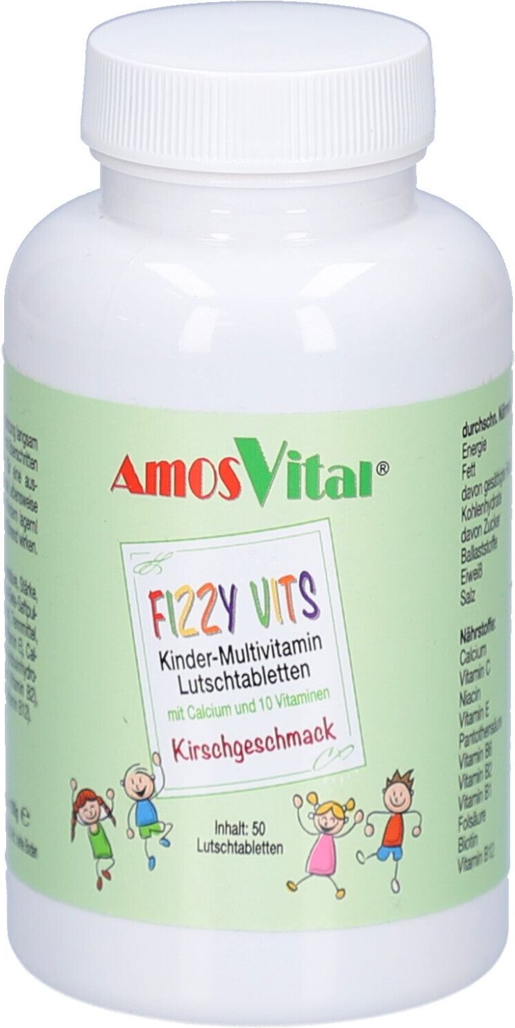 Fizzy Vits Kindervitamine AmosVital Lutschtabl. 50 St Lutschtabletten