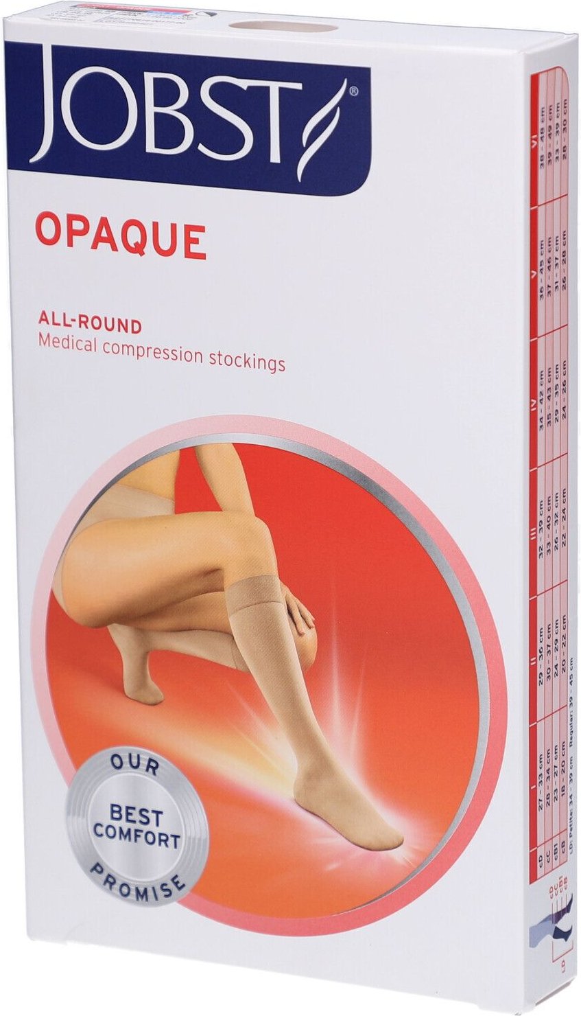 Jobst Opaque Kniekous Klasse 1 Ad Petit Open Softfit Zwart Large St