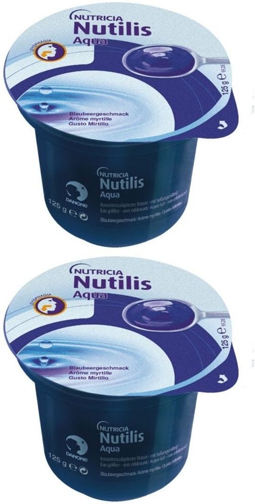 Nutilis Aqua Blaubeergeschmack Creme x2 2x12x125 g