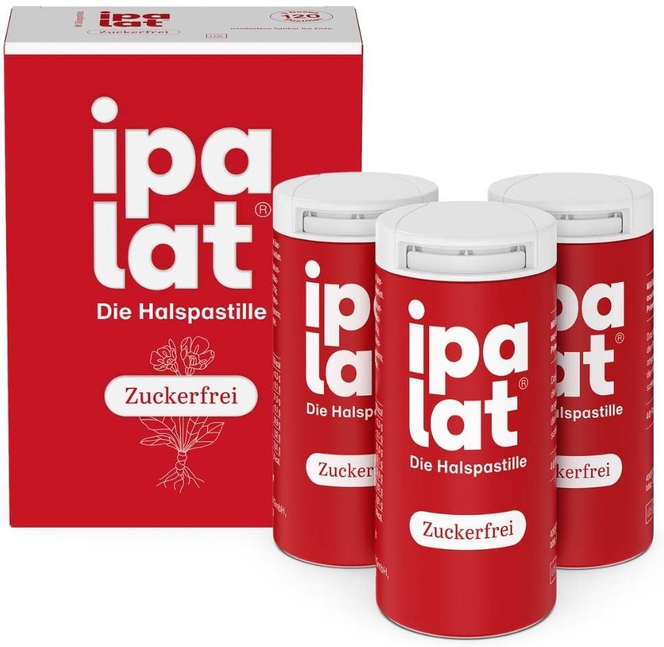 Ipalat Halspastillen zuckerfrei 120 St Pastillen