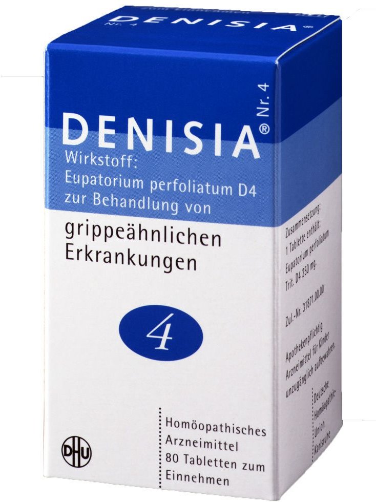 Denisia 4 grippeähnliche Krankheiten Tabletten 80 St