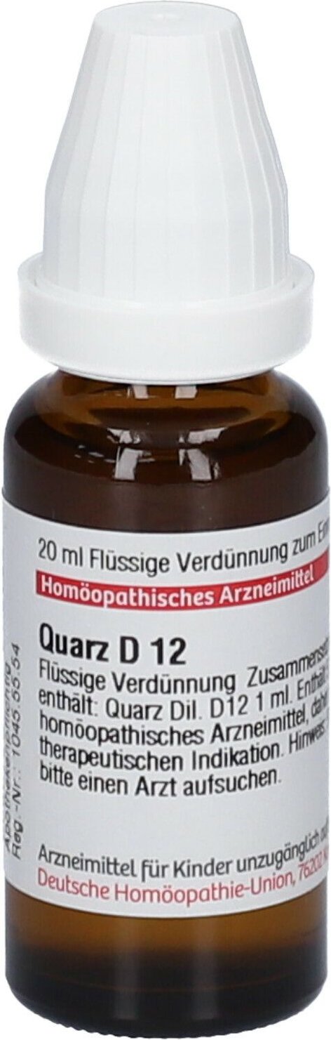 Thumbnail - Quarz D 12 Dilution 20 ml