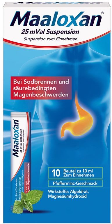 Maaloxan 25 mVal Suspension 10x10 ml