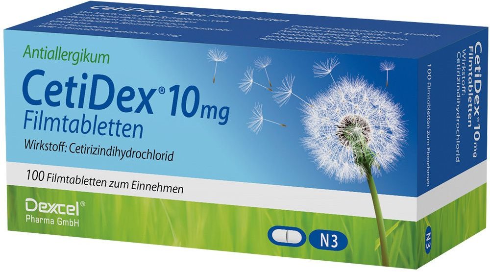 Thumbnail - Cetidex 10 mg Filmtabletten 100 St