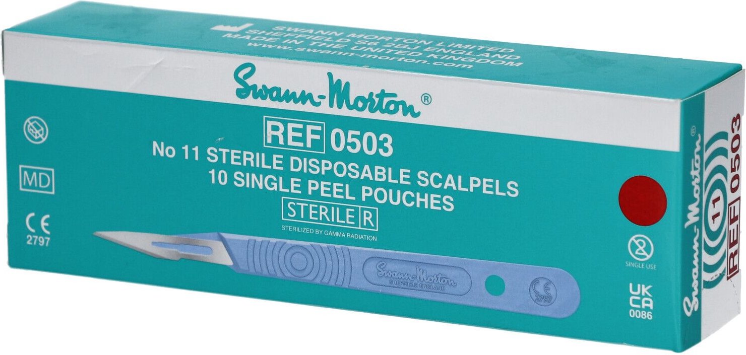 Wegwerpbare Steriele Scalpel Nr11 10 St Skalpell