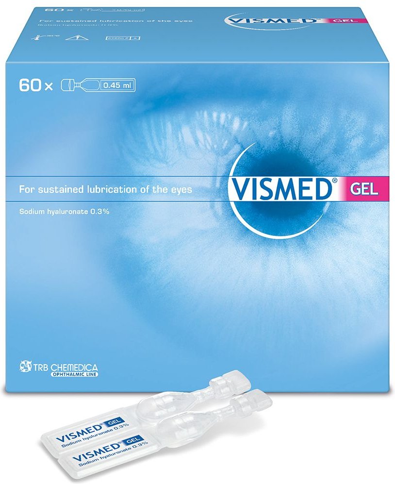 Vismed GEL Einmaldosen 60x0,45 ml Einzeldosispipetten