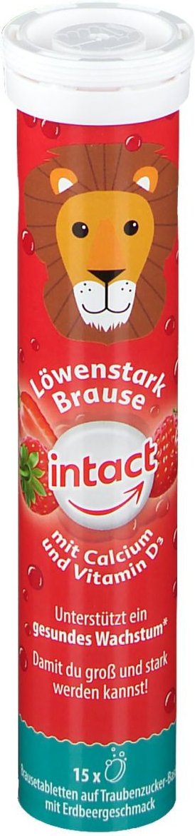 Thumbnail - Intact Löwenstark Brausetabletten m.Calcium 15 St