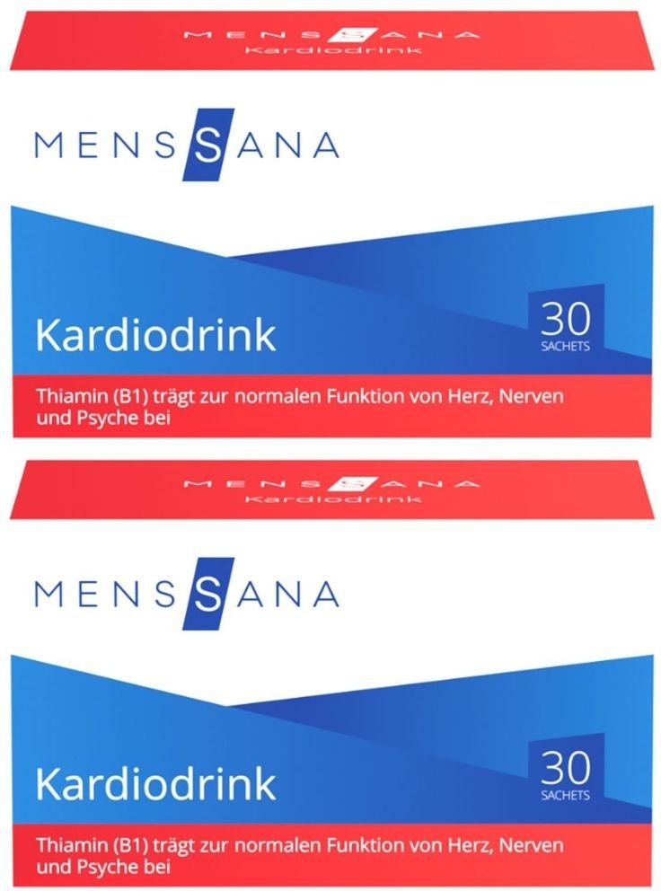 Kardiodrink MensSana Pulver-Sachets 2x 2x30 St Pulver