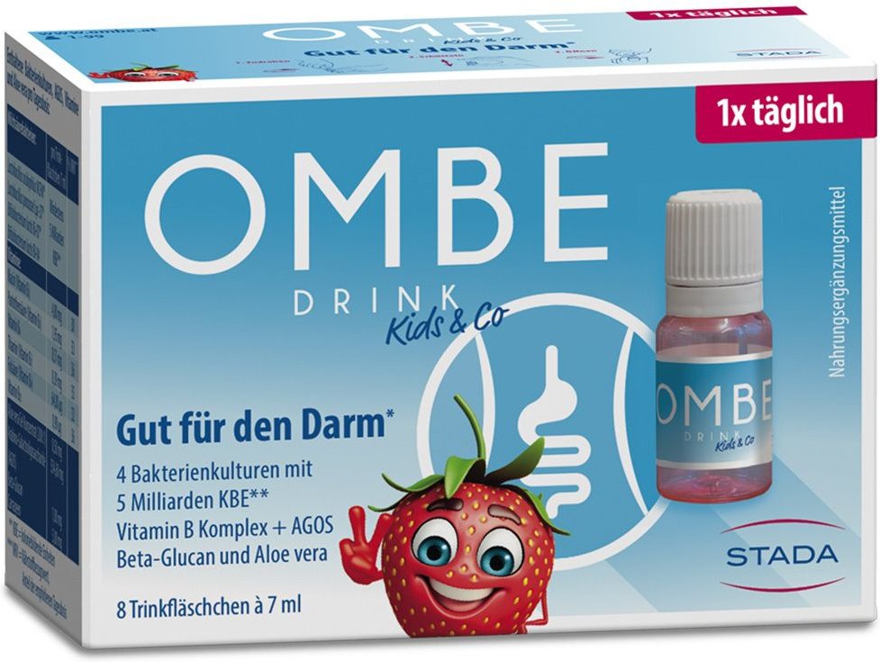 Ombe Drink Trinkfl Kids +CO 8x7 ml Lösung zum Einnehmen