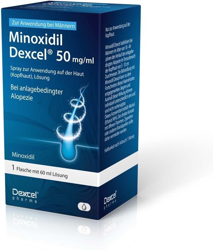 Thumbnail - Minoxidil Dexcel 50 mg/ml Spray z.Anw.a.d.Kopfhaut 60 ml