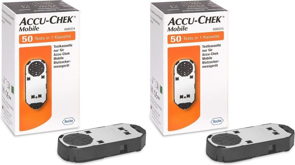 Accu-Chek Mobile Testkassette 2x 2x50 St Teststreifen