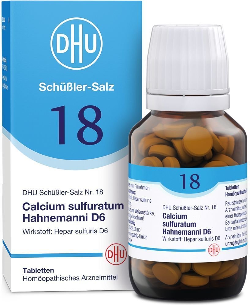 Biochemie DHU 18 Calcium sulfuratum D 6 Tabletten 200 St