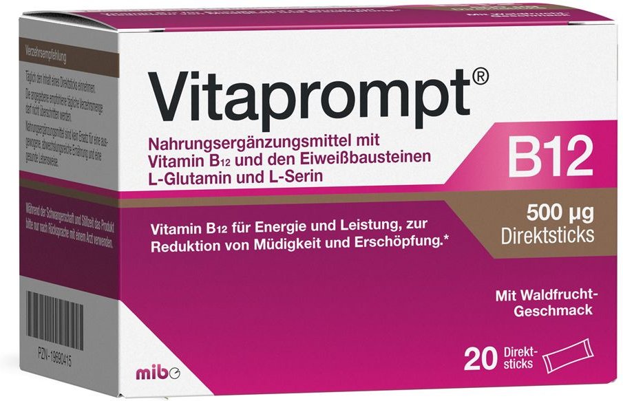Vitaprompt B12 500 µg Direktsticks 20 St Beutel