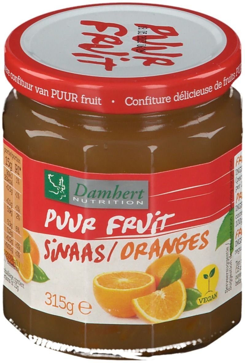 Damhert Confituur Sinaasappel - 100% Fruit (zonder toegevoegde suiker) EN OK 315 g Sonstige