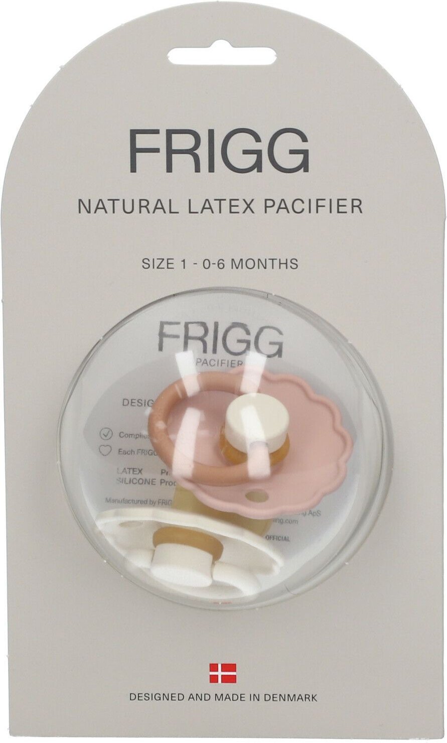 Frigg Fopspeen Daisy Biscuit - Cream 0-6 Maanden 2 St Schnuller
