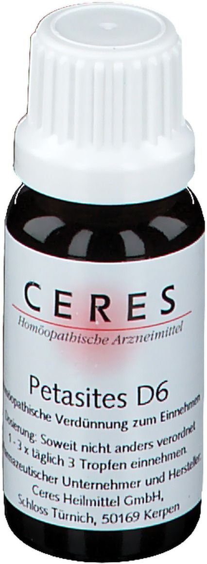 Ceres Petasites D 6 Dilution 20 ml