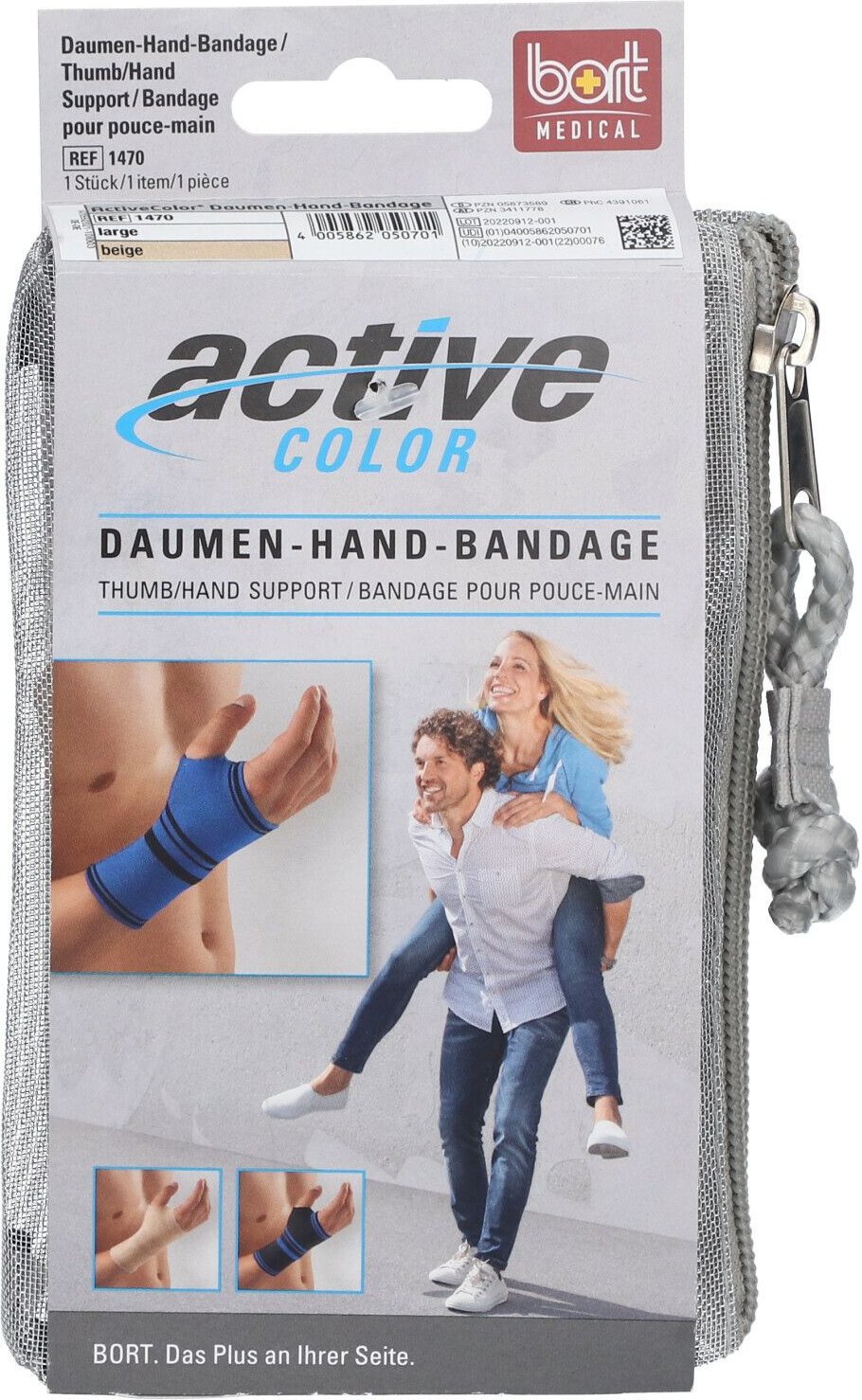 Bort ActiveColor Daumen Hand Band.L haut 1 St Bandage(s)