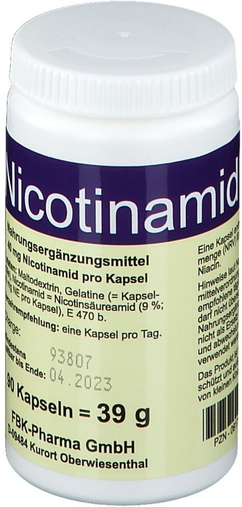 Nicotinamid Kapseln