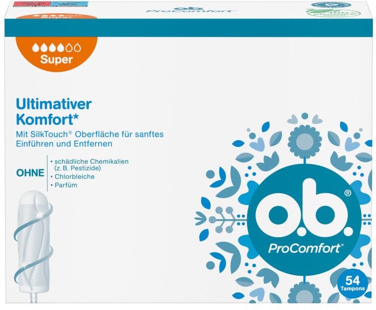 O.b. Tampons ProComfort super 54 St Tampon