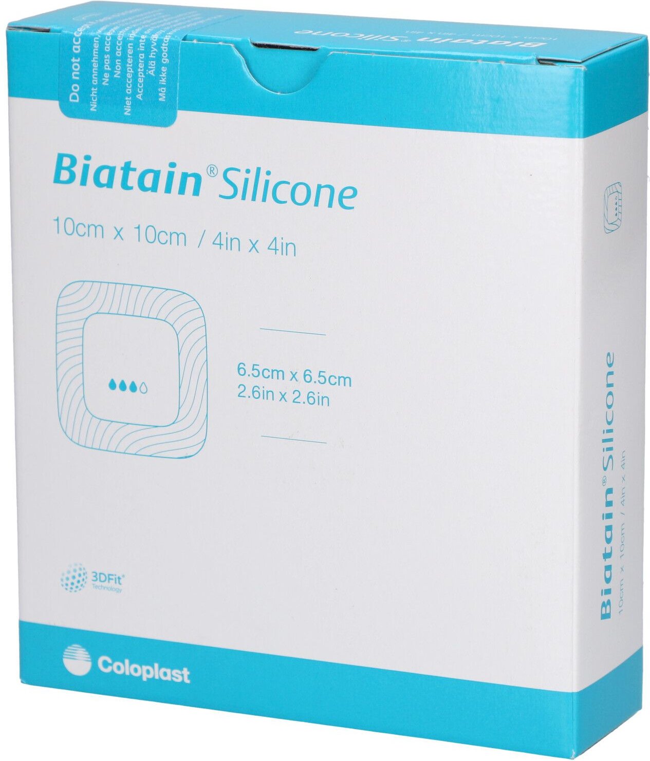 Biatain Silicone Schaumverband 10x10 cm 10 St Verband