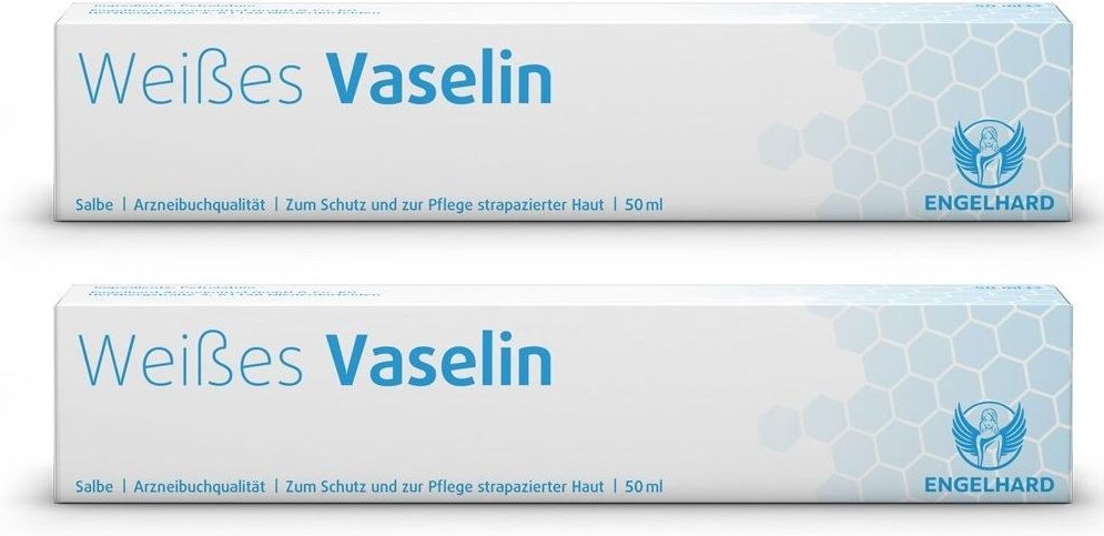 Weisses Vaselin x2 2x50 ml Salbe