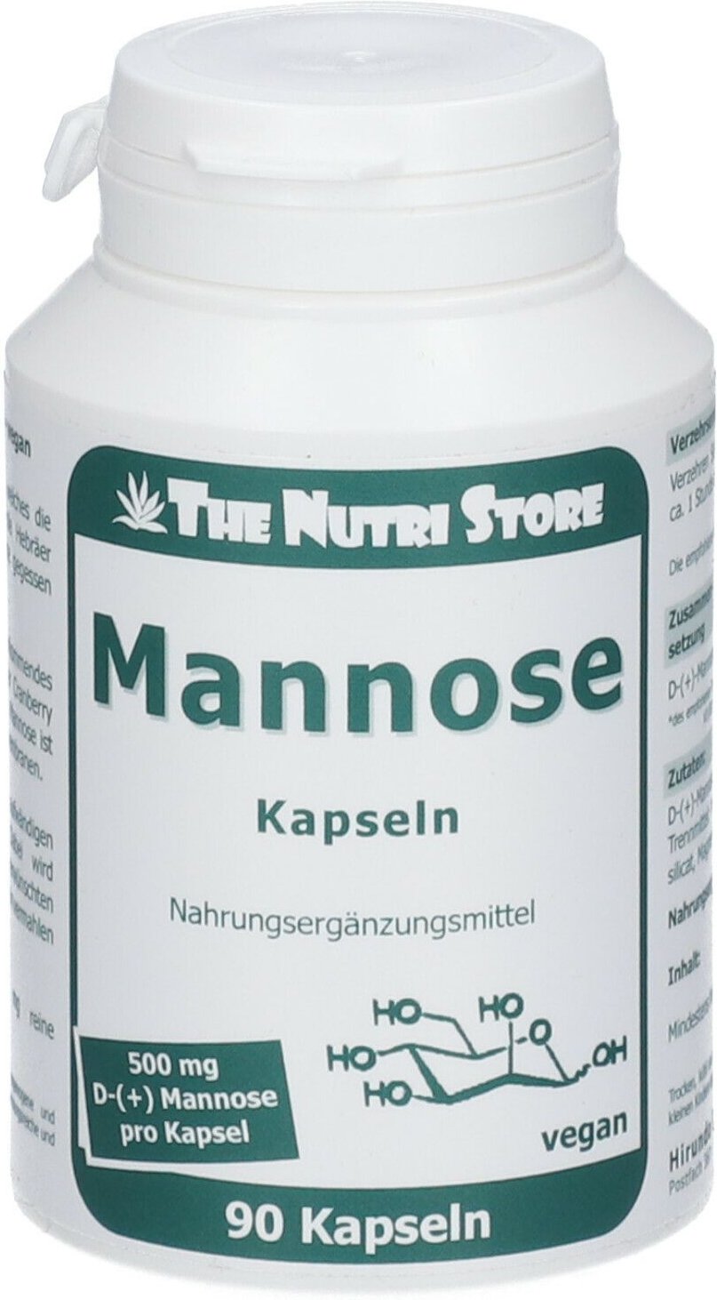 Mannose 500 mg vegetarische Kapseln