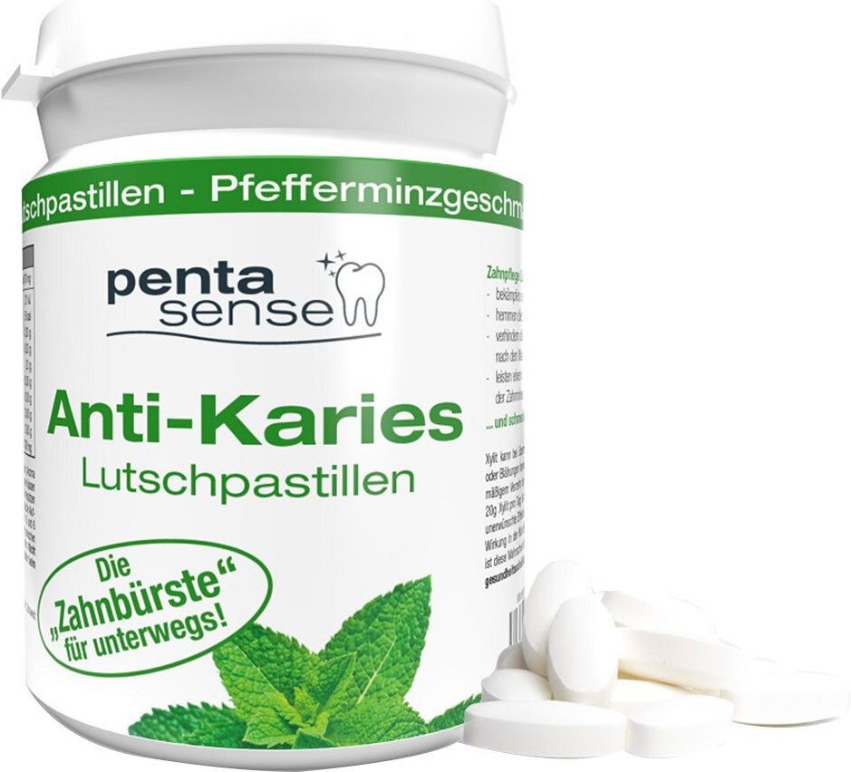 Penta-Sense Anti-Karies Lutschpast.Pfefferminz 30 St Pastillen