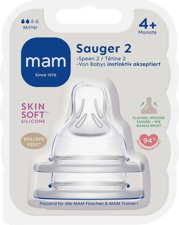 MAM Speen Maat 2 - 4m+ St Sauger