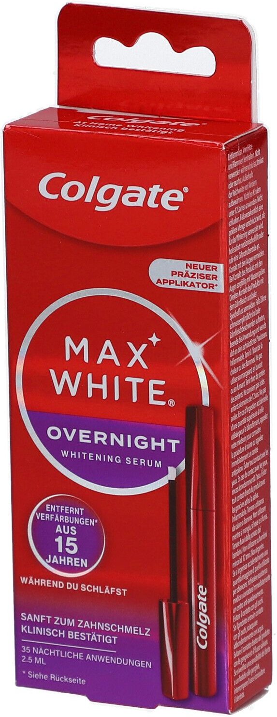 Colgate Max white Overnight whitening Serum 2,5 ml