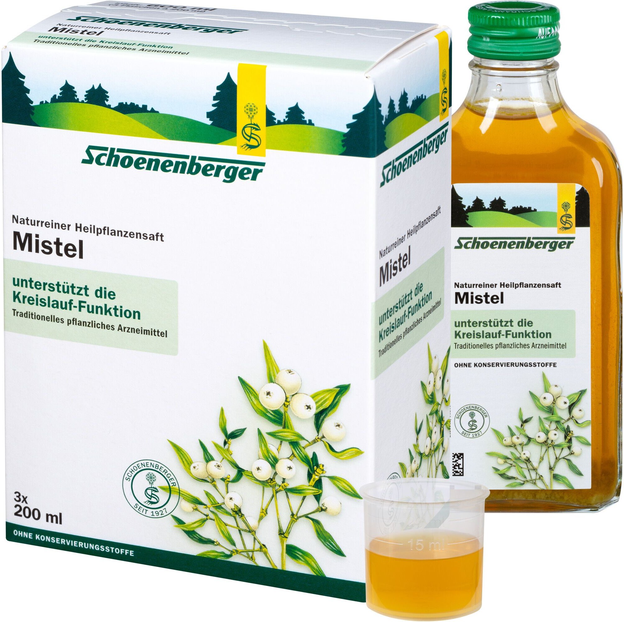 Mistel Saft Schoenenberger Heilpflanzensäfte 3x200 ml